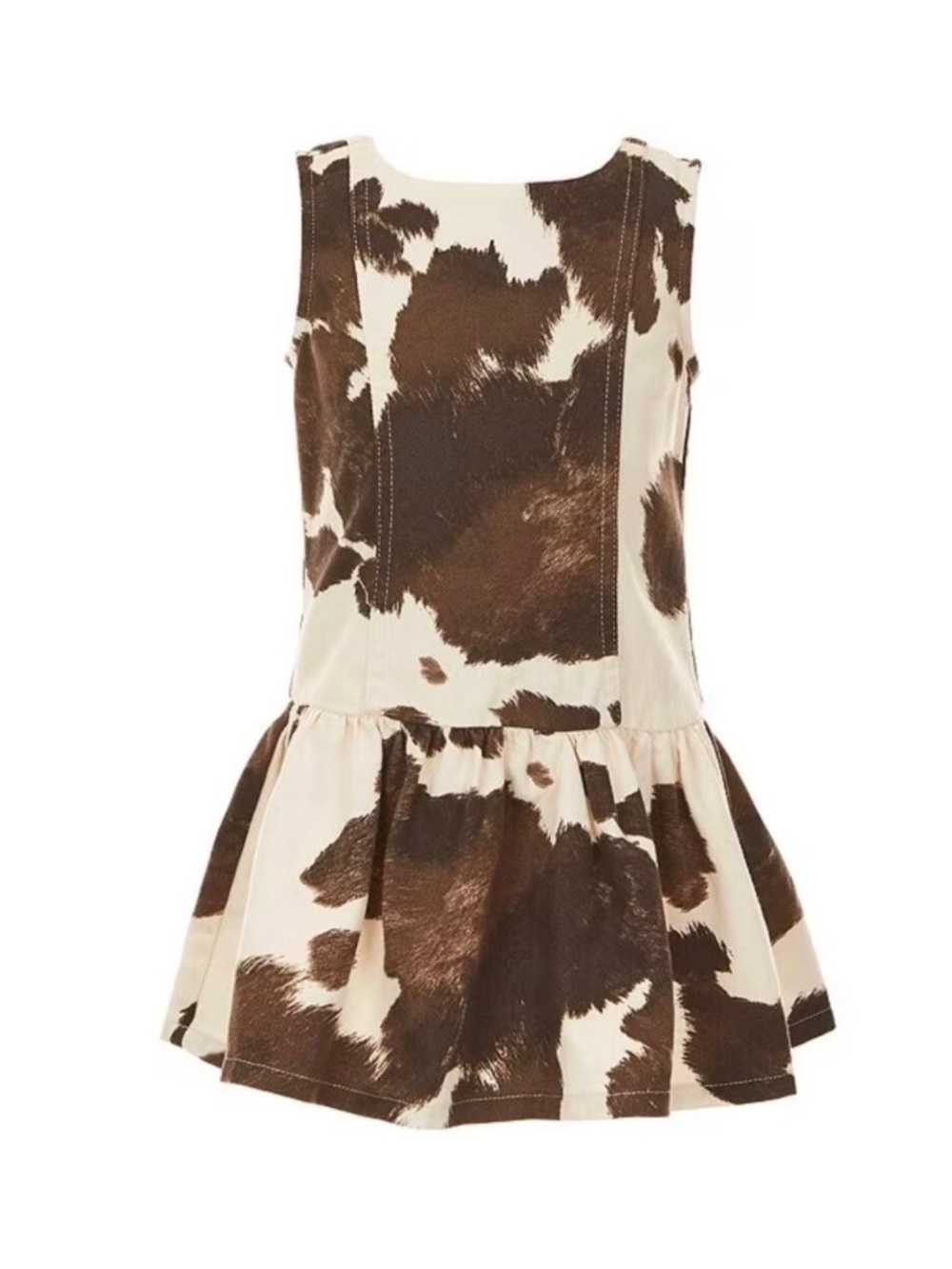 NEW GB Girls Cow Print Dress 14